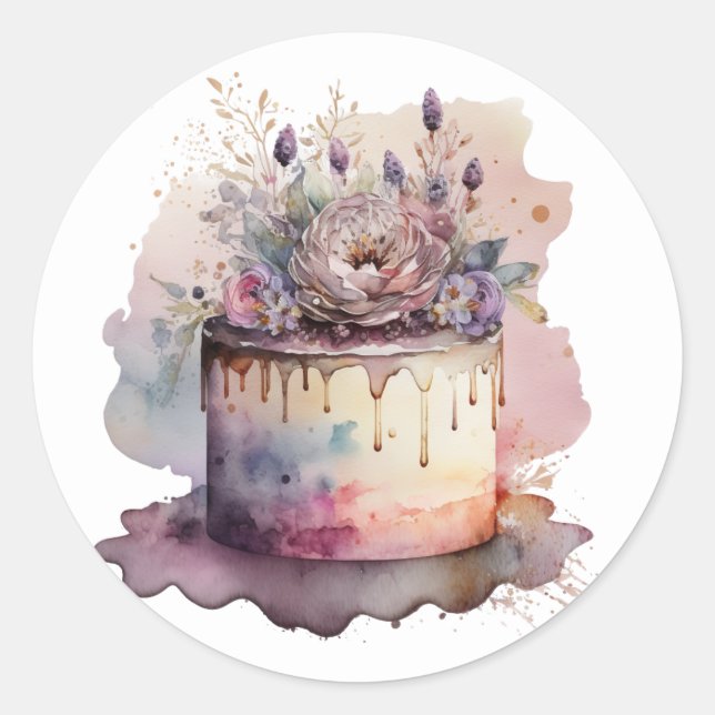 Beautiful Cake Stickers (Front)