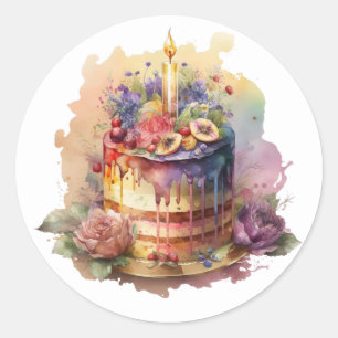 Beautiful Cake Stickers