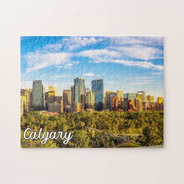 Beautiful Calgary, Alberta, Canada Jigsaw Puzzle (Horizontal)