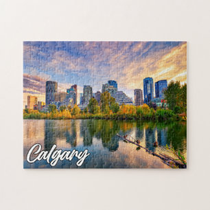 Beautiful Calgary, Alberta, Canada Jigsaw Puzzle