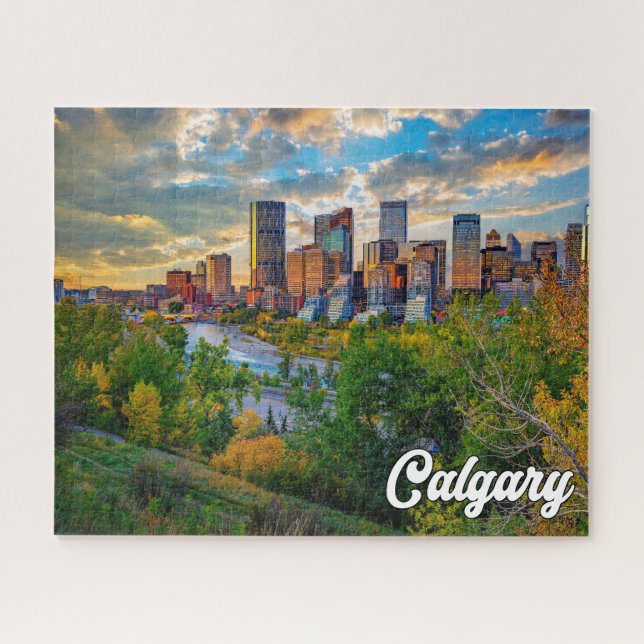 Beautiful Calgary, Alberta, Canada Jigsaw Puzzle (Horizontal)