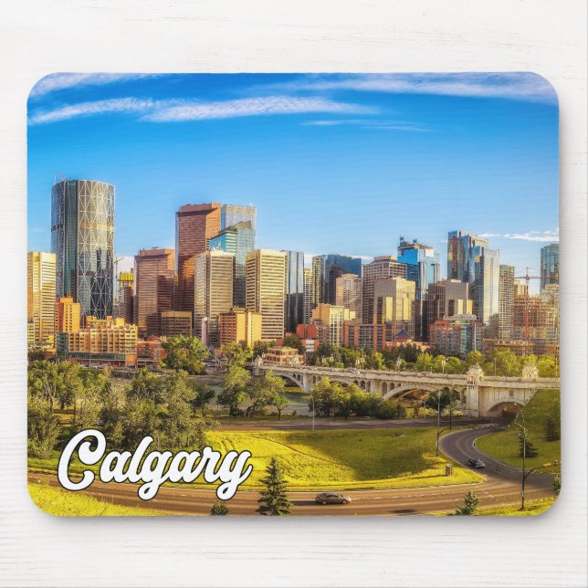 Beautiful Calgary, Alberta, Canada Mouse Pad (Front)
