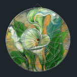 Beautiful Calla Lily Flowers Dart Board<br><div class="desc">Beautiful Calla Lily Flowers MIGNED Painting Design</div>