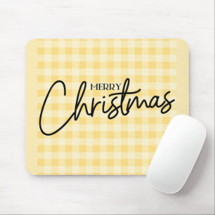 Beautiful calligraphy with scottish Mustard Mouse Pad