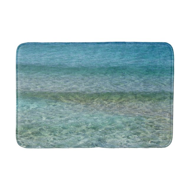Beautiful Calm Caribbean Sea  Bath Mat (Front)