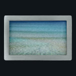Beautiful Calm Caribbean Sea  Belt Buckle<br><div class="desc">From clear water down to the sand below to deep blue in the distance a gorgeous tropical ocean.</div>
