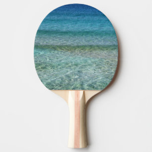 Beautiful Calm Caribbean Sea  Ping Pong Paddle