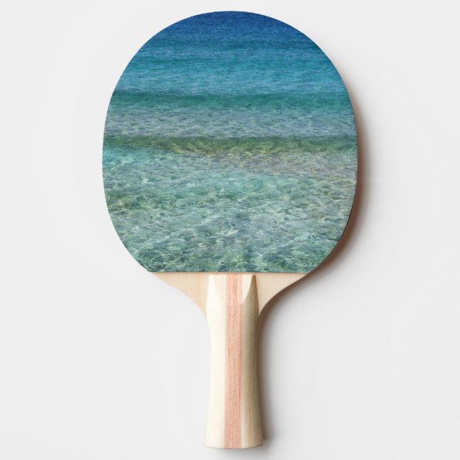 Beautiful Calm Caribbean Sea  Ping Pong Paddle (Front)