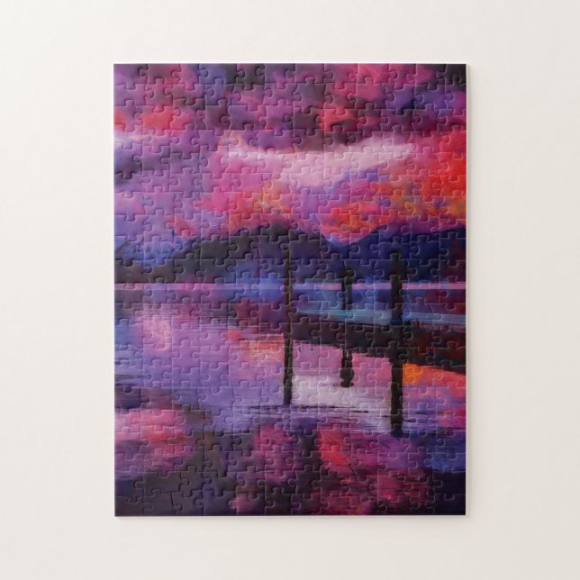 Beautiful Calm Clouds Jigsaw Puzzle (Vertical)