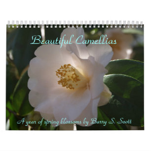 Beautiful Camellias calendar