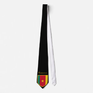 Beautiful Cameroon Flag Tie