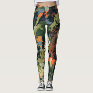 Beautiful camouflage Art Leggings