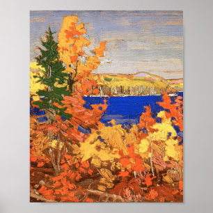 Beautiful Canadian Art Autumn Foliage Tom Thomson Poster