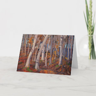 Beautiful Canadian Tom Thomson October Painting Card