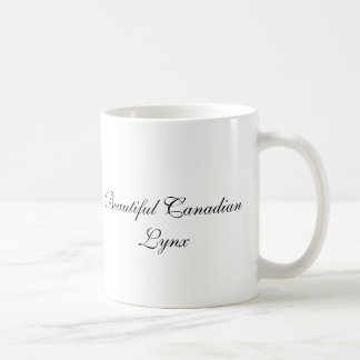Beautiful CanadianLynx Coffee Mug