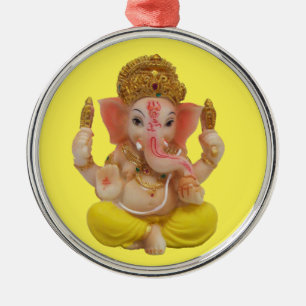 beautiful Car Hindu God Ganesh hanging Metal Ornament