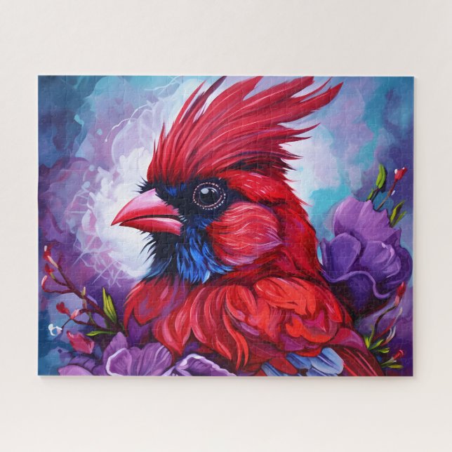 Beautiful Cardinal Bird Jigsaw Puzzle (Horizontal)