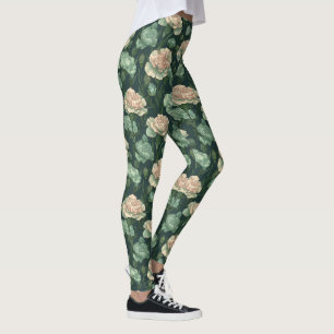 Beautiful Carnation Fantasy Apparel Active Leggings