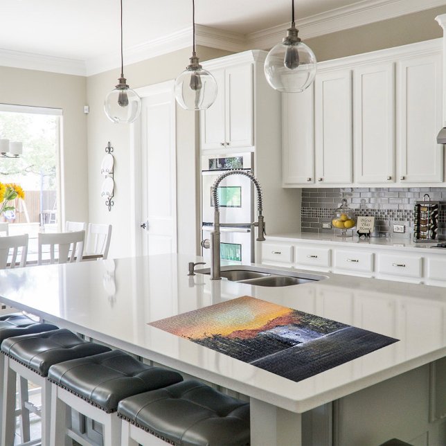 Beautiful Cascade Waterfall Acrylic Painting Jigsaw Puzzle (Creator Uploaded)