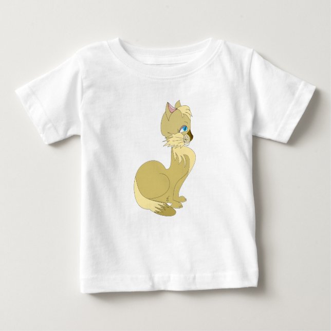 Beautiful Cat Baby T-Shirt (Front)