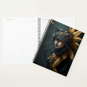 Beautiful Cat Fairy portrait Planner