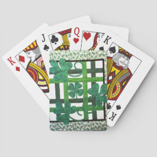 Beautiful Celtic Clover design Playing cards