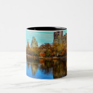 Beautiful Central Park NYC Landscape Two-Tone Coffee Mug
