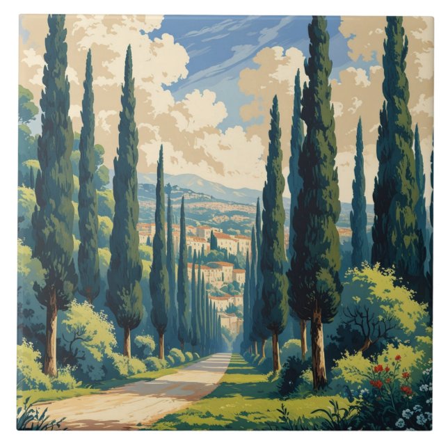 Beautiful Ceramic Tile (Front)
