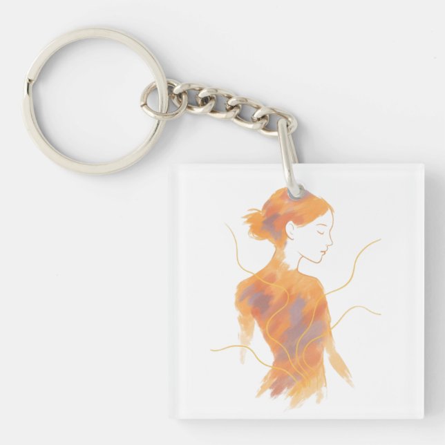 Beautiful Chaos Key Ring (Front)