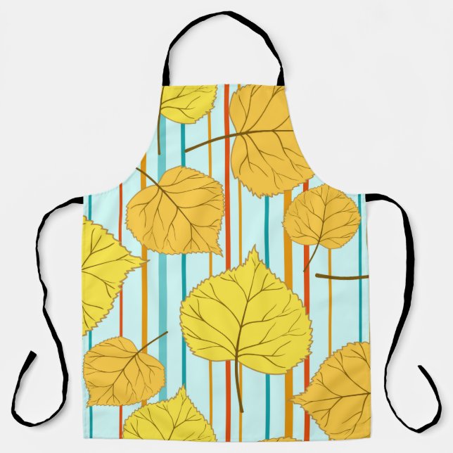 Beautiful cheerful autumn seamless pattern with co apron (Front)