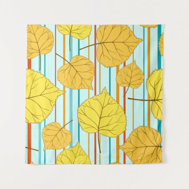 Beautiful cheerful autumn seamless pattern with co tapestry (Front)