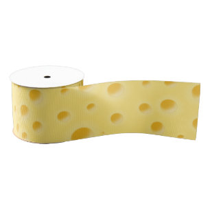 Beautiful Cheese Food & Entertainment Monogrammed Grosgrain Ribbon