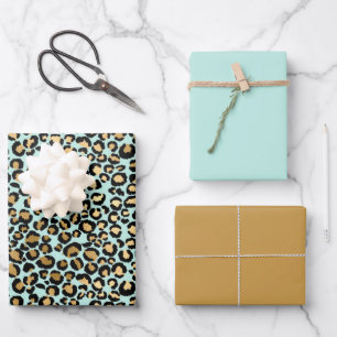 Beautiful Cheetah Exotic Wrapping Paper Sheet