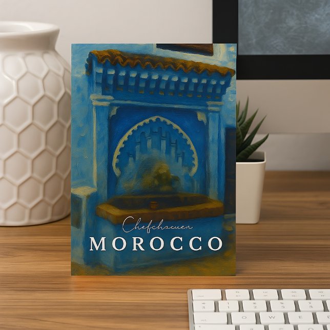 Beautiful Chefchaouen Morocco Blue City Postcard (Creator Uploaded)