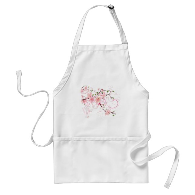 Beautiful Cherry Blossoms Standard Apron (Front)