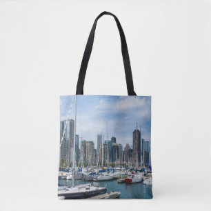 Beautiful Chicago Harbour Tote Bag