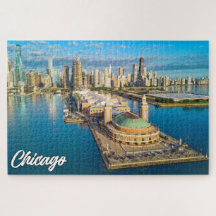 Beautiful Chicago, Illinois, United States Jigsaw Puzzle