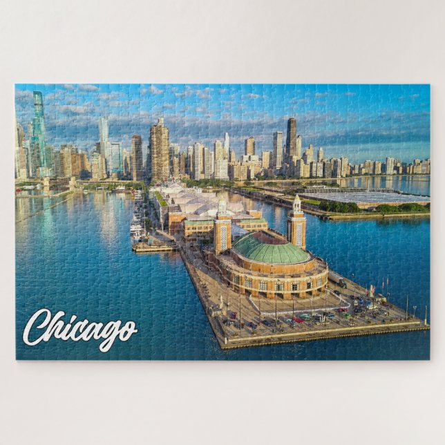 Beautiful Chicago, Illinois, United States Jigsaw Puzzle (Horizontal)
