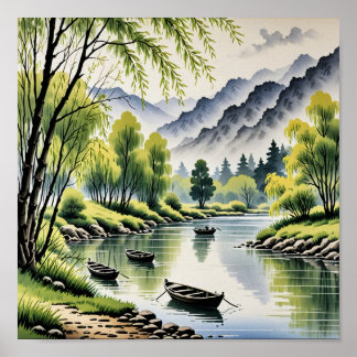 Beautiful Chinese Landscape Poster