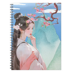 Beautiful Chinese Woman Notebook