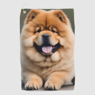 Beautiful Chow Chow Golf Towel