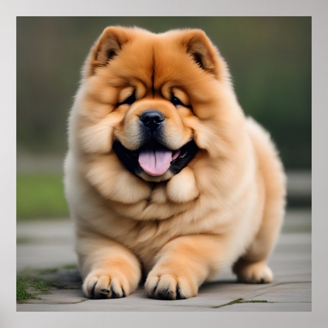 Beautiful Chow Chow Poster (Front)