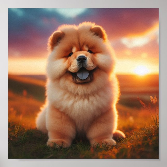 beautiful Chow Chow puppy Poster (Front)