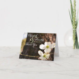 Beautiful Christian Dogwood Thank You Card - V1