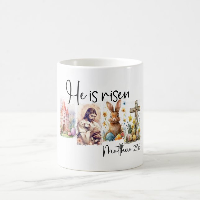 Beautiful Christian Easter Coquette Coffee Mug (Center)