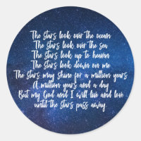 Beautiful Christian Prayer Stars Poem Night Sky