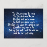 Beautiful Christian Prayer Stars Poem Night Sky