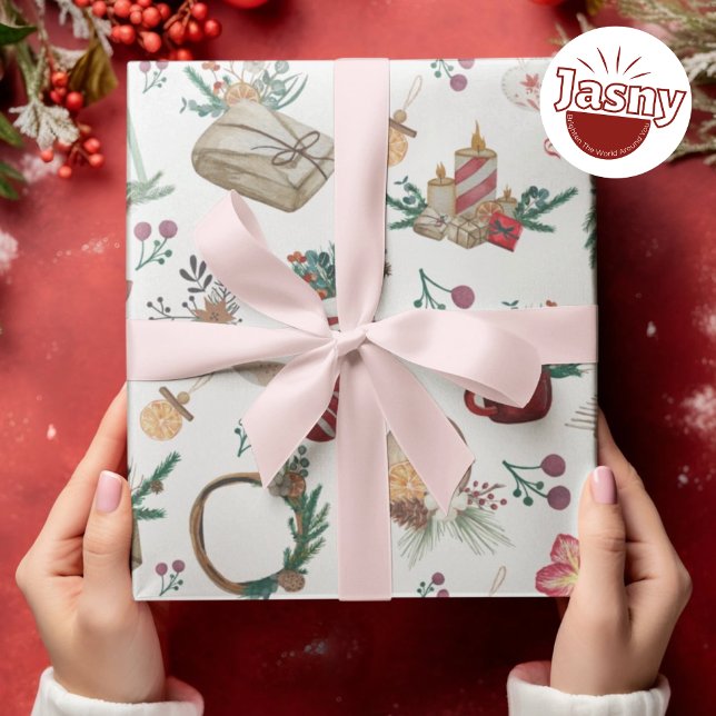 Beautiful Christmas Comfort Holiday Season Wrapping Paper (Creator Uploaded)