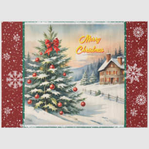 Beautiful Christmas Festive Modern Collection Tissue Paper