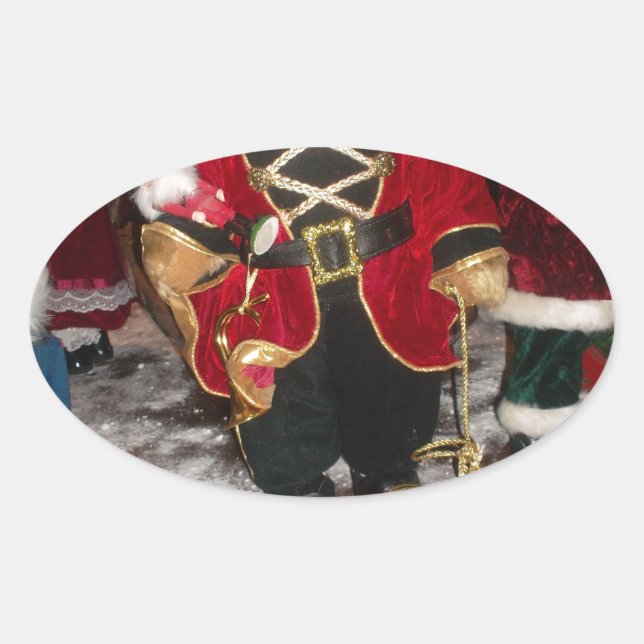 Beautiful Christmas gifts cards picture.JPG Oval Sticker (Front)